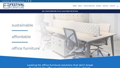 website design ecommerce online store festival furniture